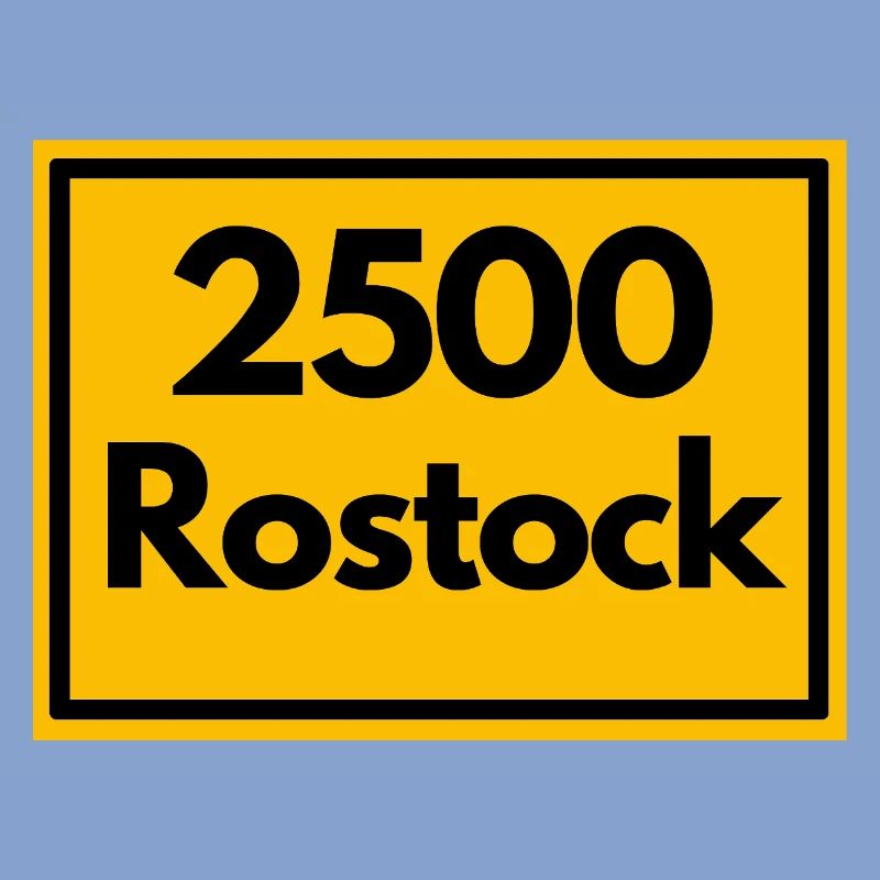 OLD POSTCODE POSTCODE RETRO 2500 ROSTOCK HANSEPORT