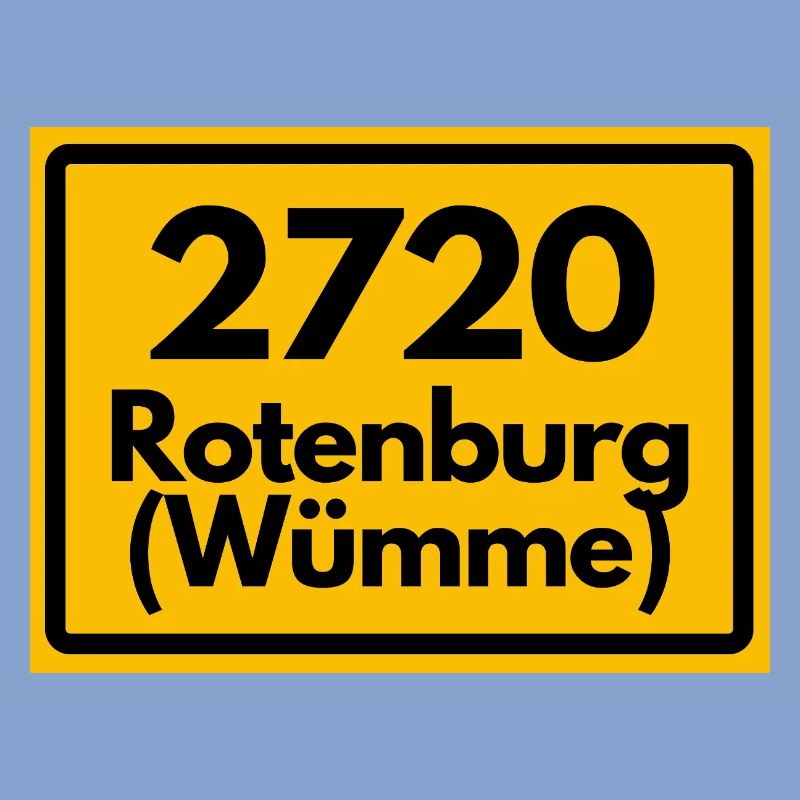 OLD POSTCODE ZIP CODE RETRO 2720 ROTENBURG WÜMME!