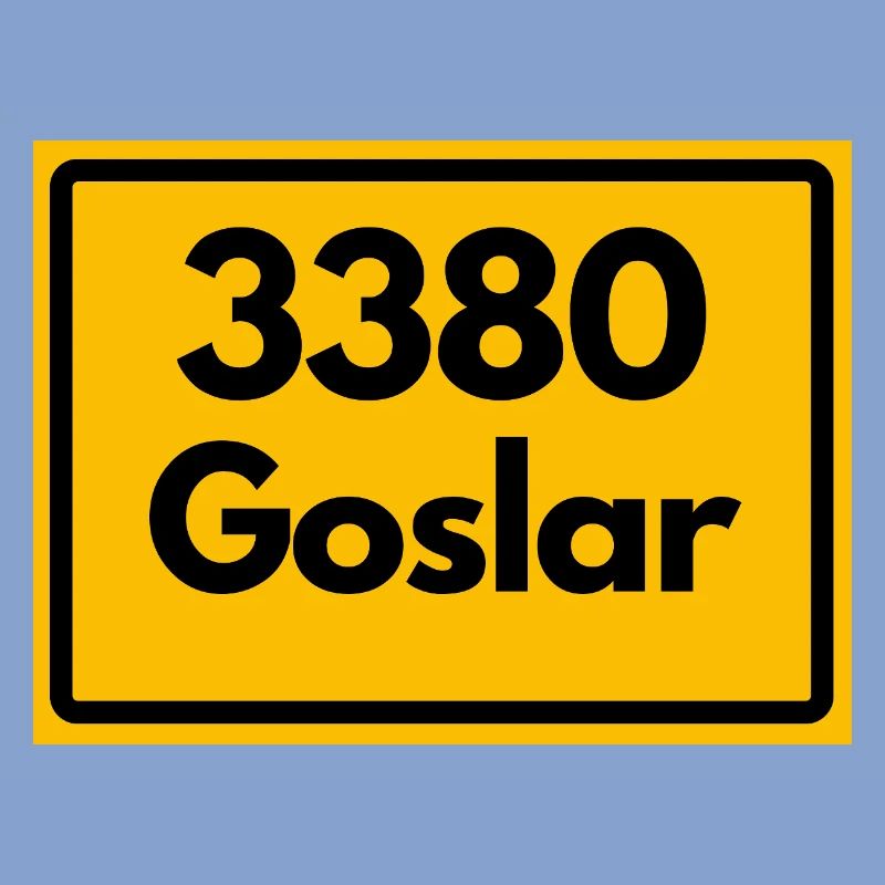 OLD POSTCODE ZIP CODE RETRO 3380 GOSLAR KAISERPFAL
