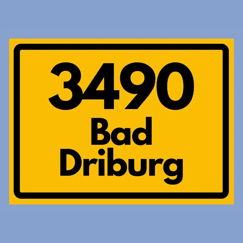 ANCIEN CODE POSTAL RETRO 3490 BAD DRIBURG