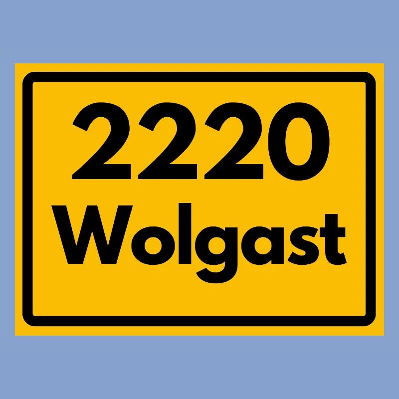 OLD POSTCODE POSTCODE RETRO 2220 WOLGAST HEIMAT