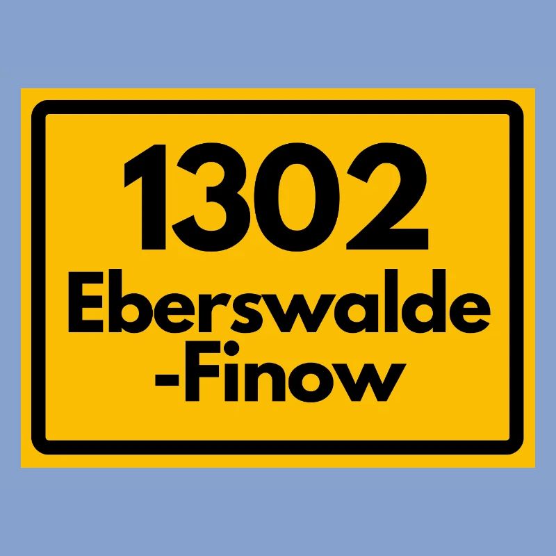 ALTE POSTLEITZAHL 1302 EBERSWALDE-FINOW OSTALGIE