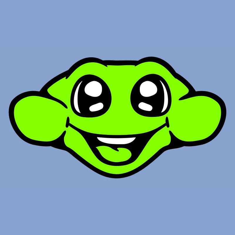 Frog Toad Smiles Funny Comic Happy Cool