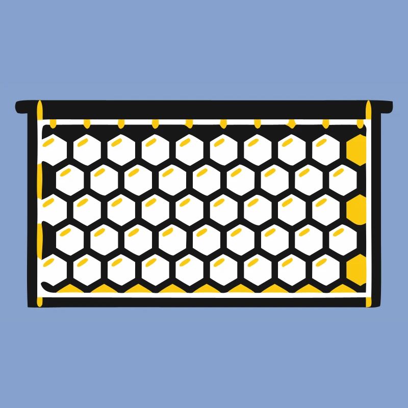 Honeycomb Frames Beekeeping Honey Harvest Bees