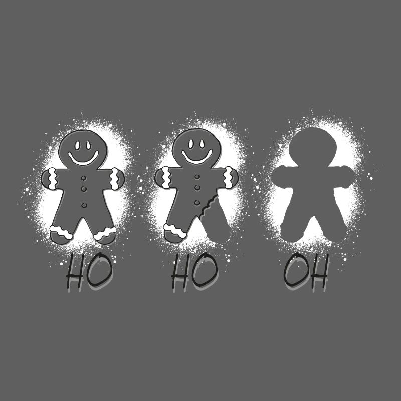 Gingerbread man - ho ho oh! Biscuits, Noël