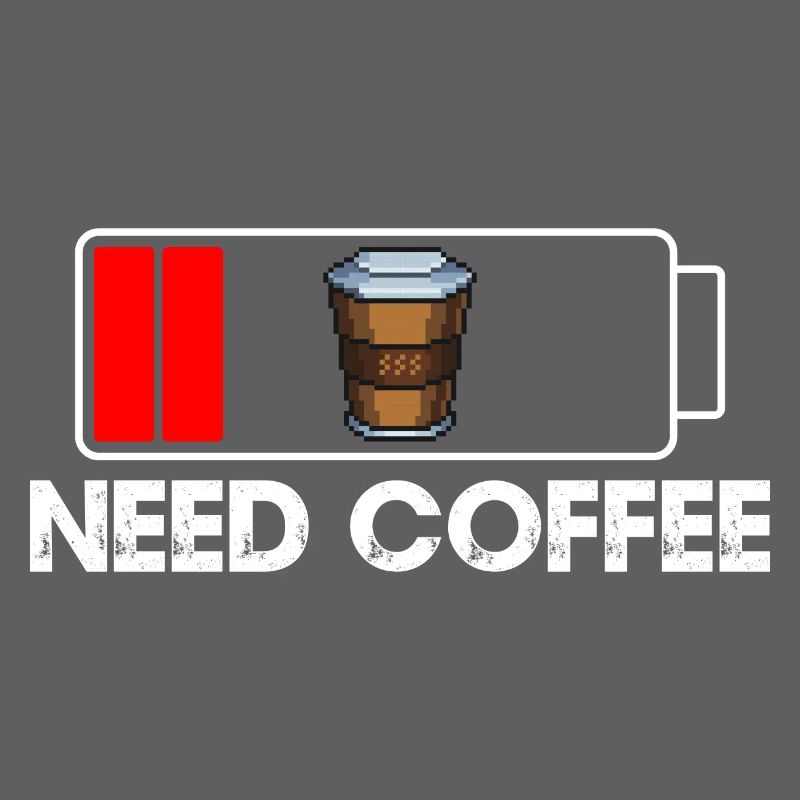 Low Battery Need Coffee