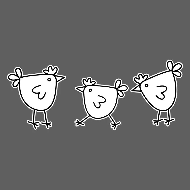 3 chickens hens feathered cattle