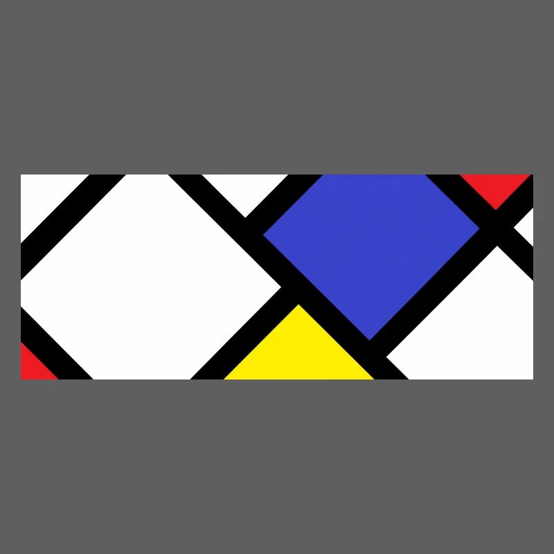 Contre-composition selon « De Stijl »