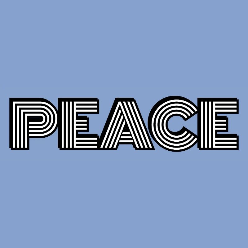Peace Rétro Bold Typographie