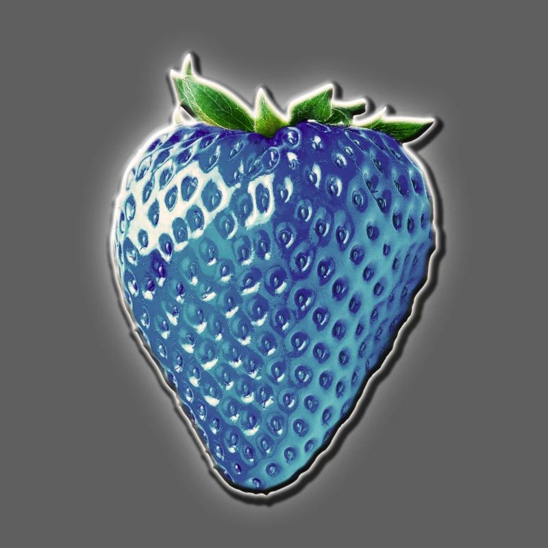Blue strawberry