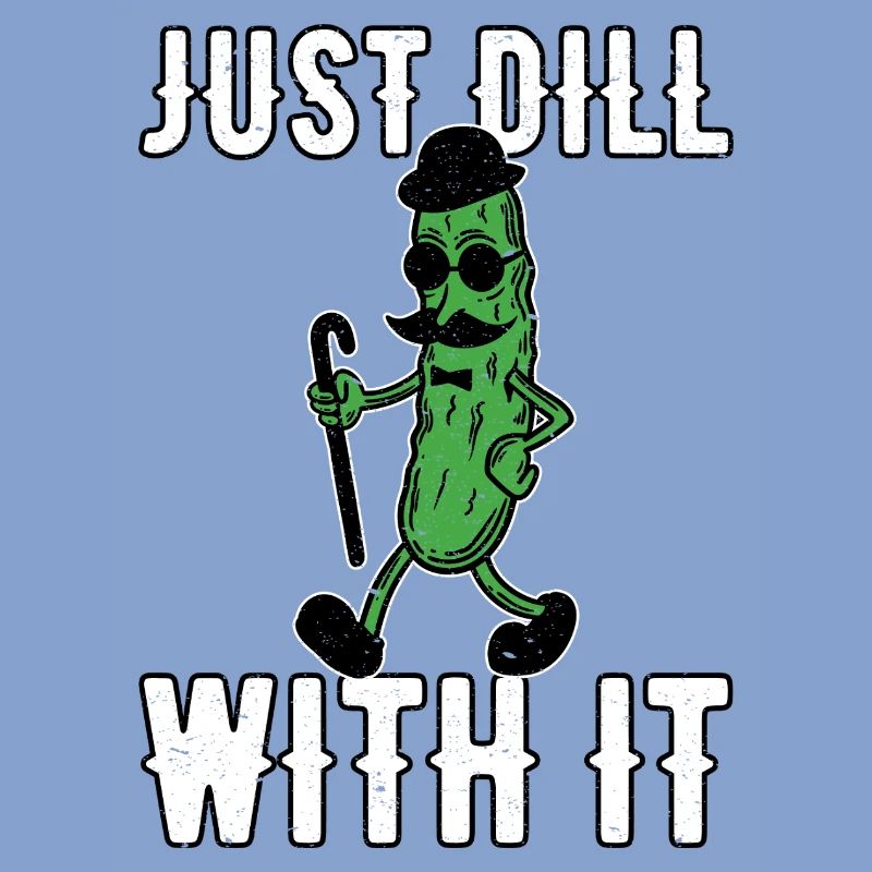 Amusez-vous simplement avec la moustache rétro rétro de concombre