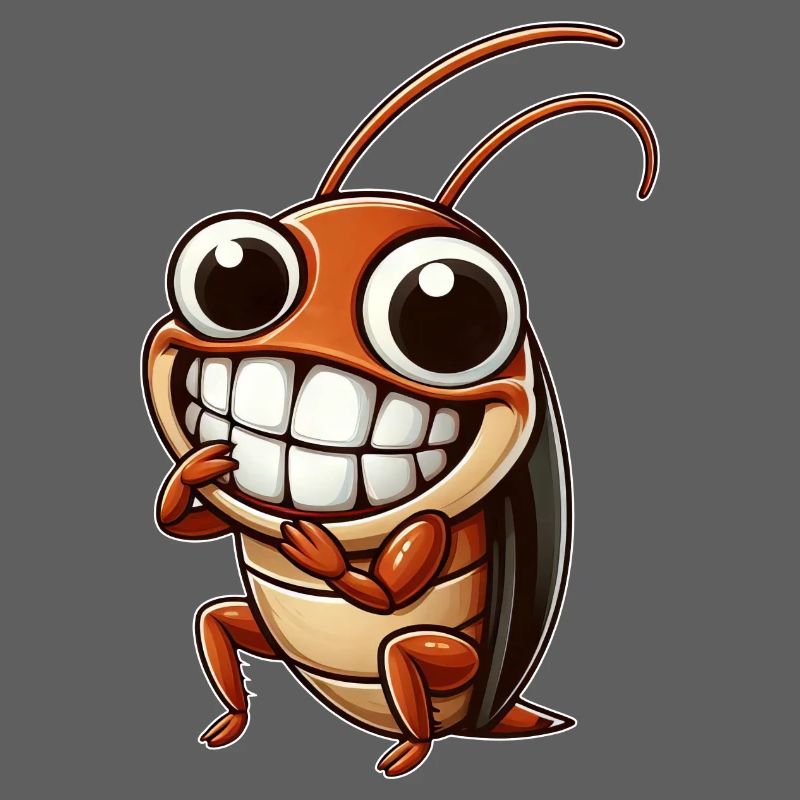 Cute Cockroach Cockroach Cartoon Comic
