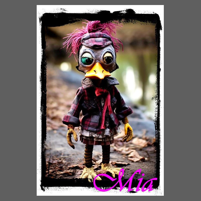 Eingängiges Steampunk-Maskottchen Mädchen Street
