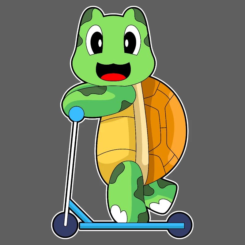 Turtle scooter