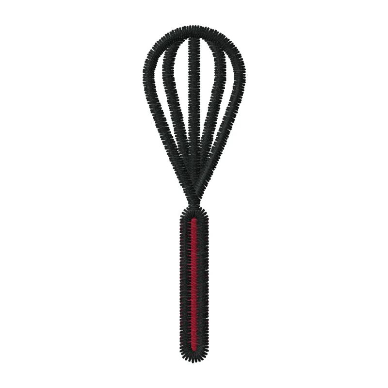 Embroidered whisk