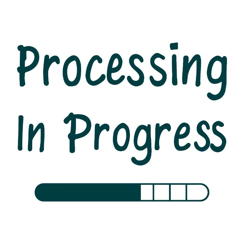 Processing In Progress Ladebalken Statement