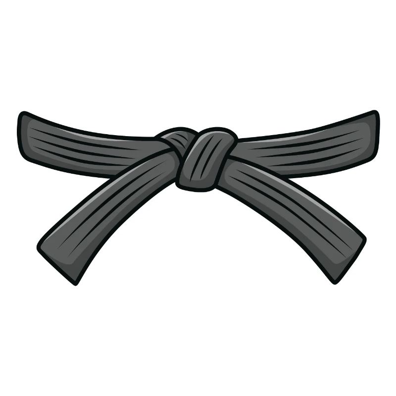 Karate belt, Black belt 1st Dan, Karate Instructor