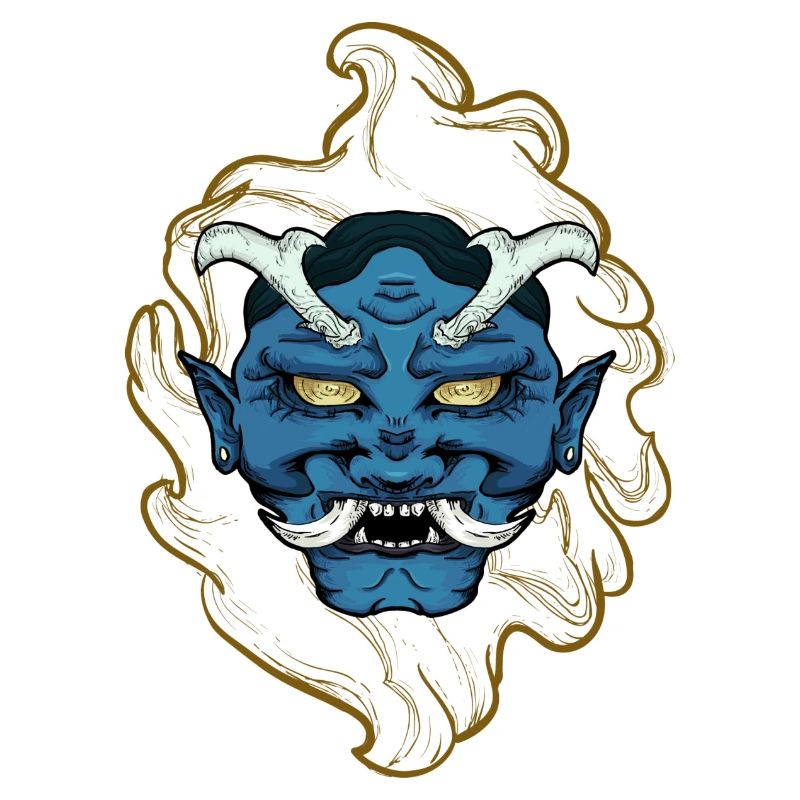 Japan Demon - blue