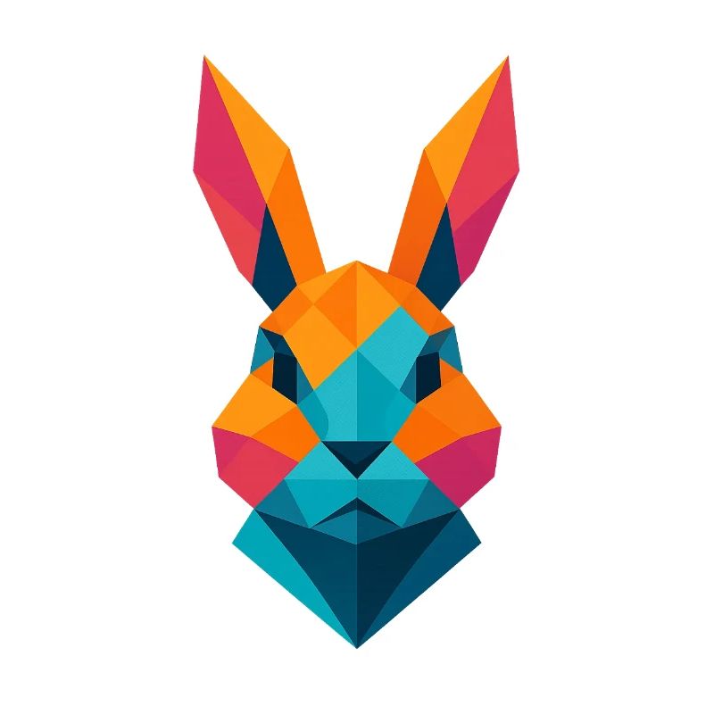 Lapin | Tête de lapin Impression / Impression / Design