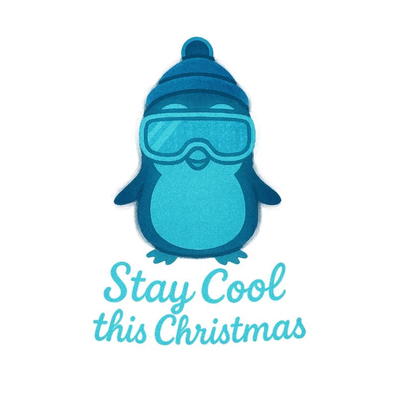 Stay Cool Weihnachts Pinguin