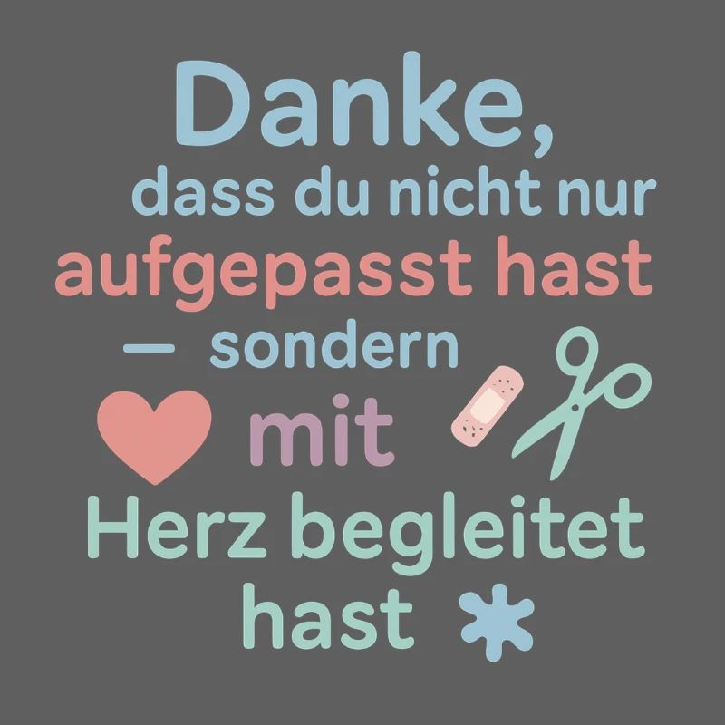 Danke mit Herz - Erzieher Geschenk Idee