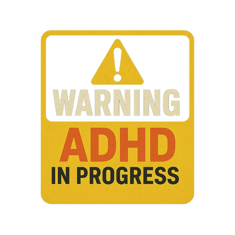 Warning ADHD In Progress