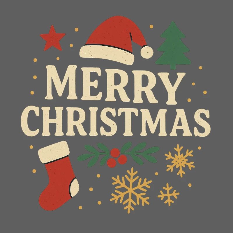 Joyeux Noël Lettres rétro