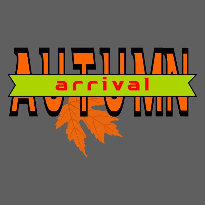 Automne Feuille Arrivée Design Graphique