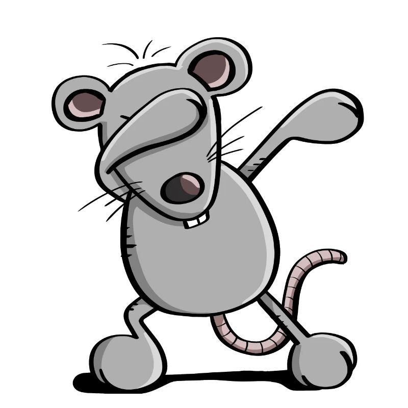 Coole Dab Dance Maus - Dabbing Ratte - Comic