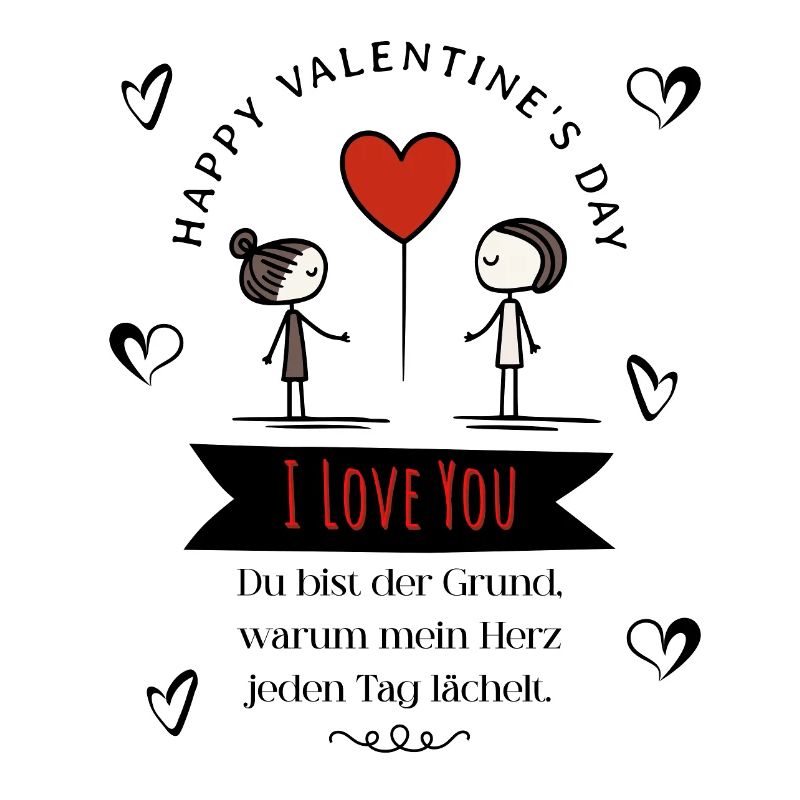 Heart message for two