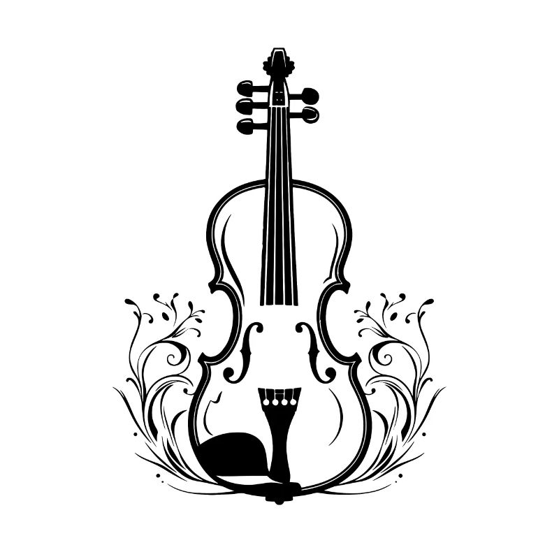 Dessin de violon