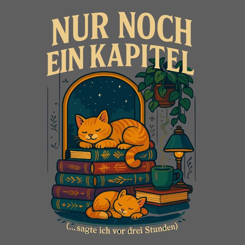 Lesekatze Bücherwurm, Nur noch ein Kapitel