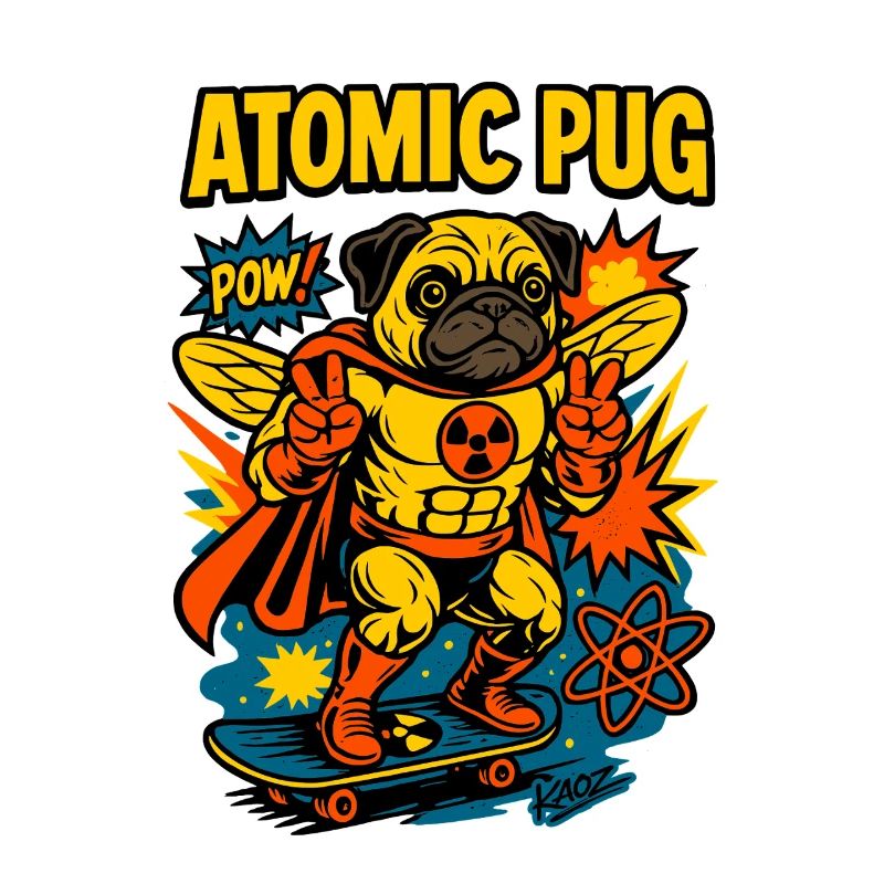 Atomic Pug Hero on Board