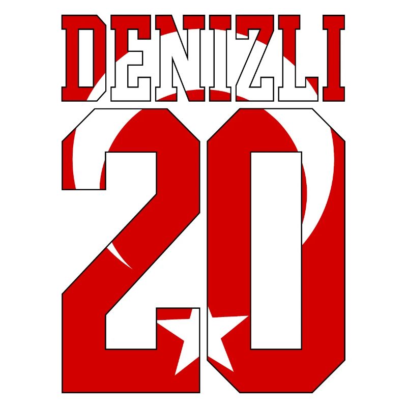 Denizli 20 Turkish Flag