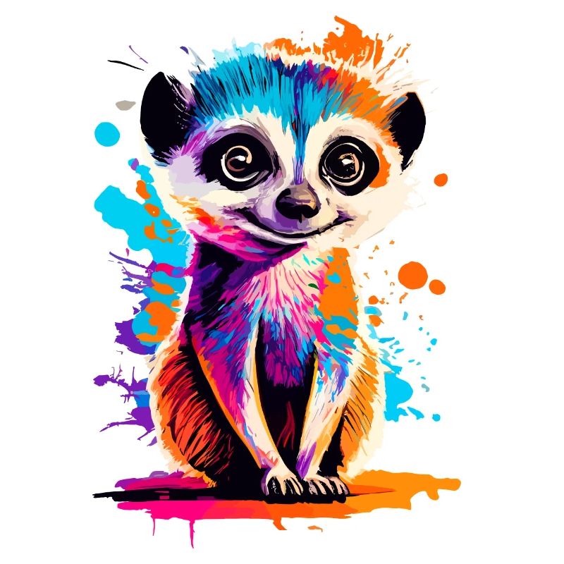 Suricate coloré - Suricate du désert