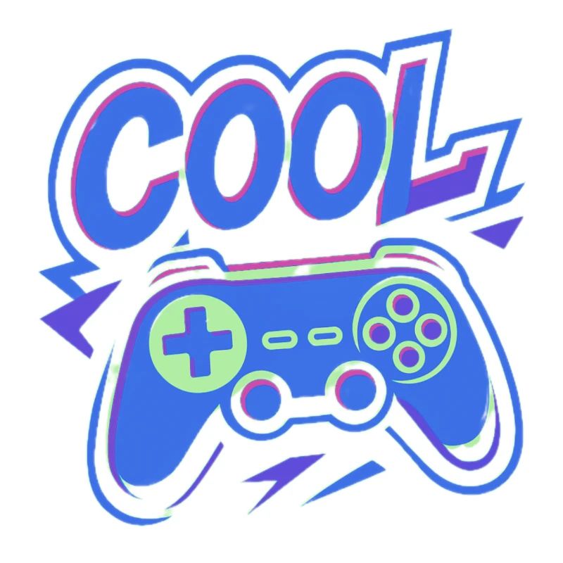 Neon Gaming Controller