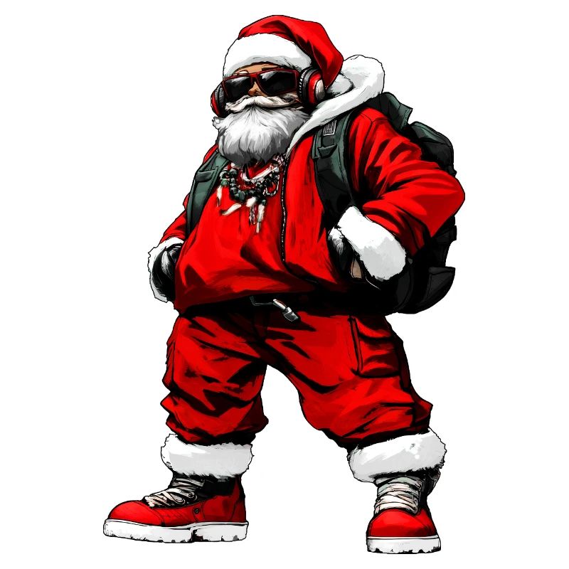 Rapper Weihnachtsmann