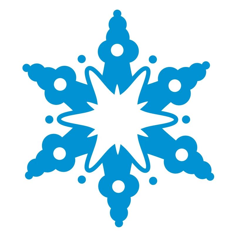 A snow crystal