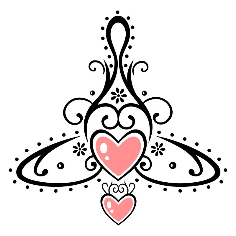 Keltisches Symbol, Mutter mit zwei Kindern.