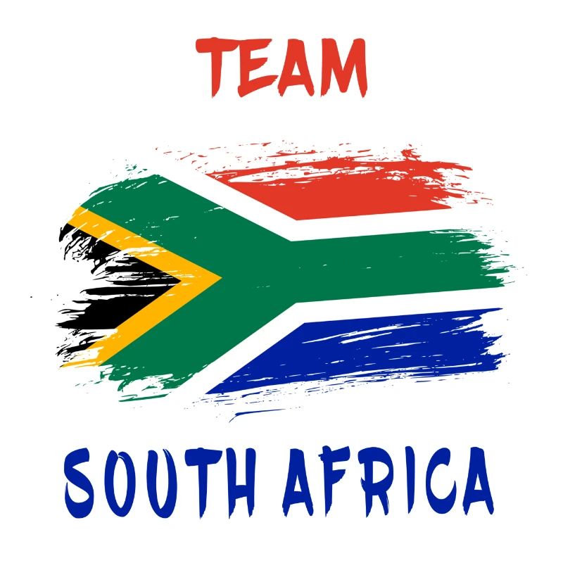 Team Afrique du Sud drapeaux design