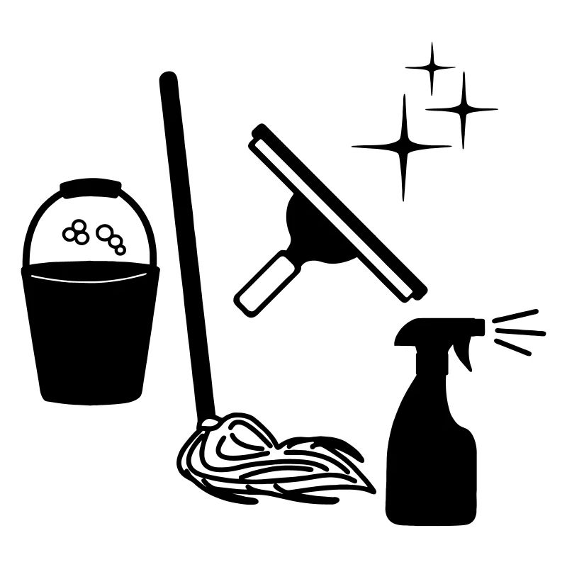 Cleaner window cleaner logo