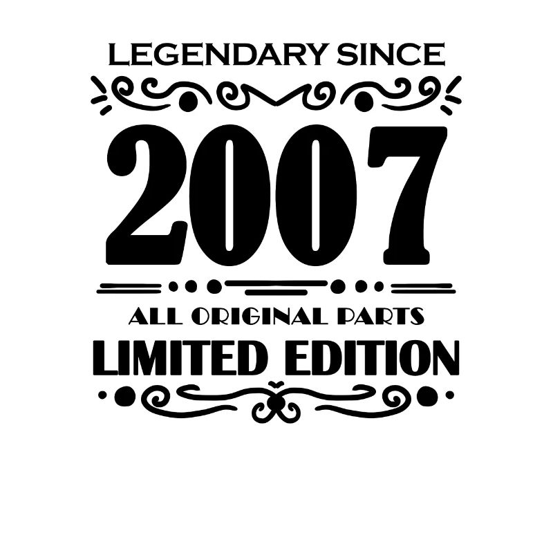 2007 - Né 2007 - Année de construction 2007