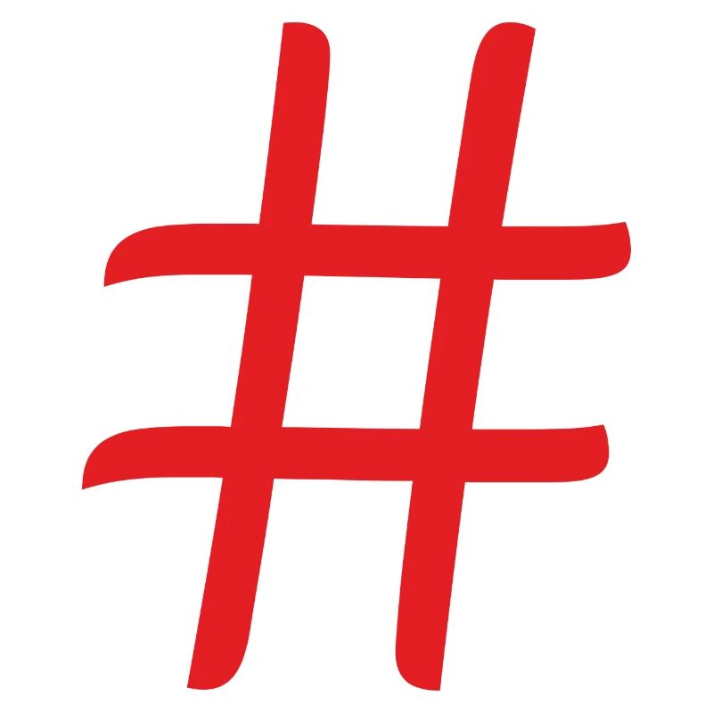 hashtag