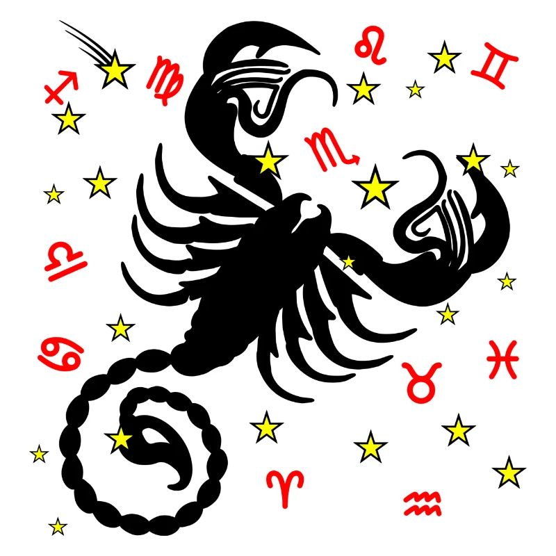 Sternzeichen Stern Logo Skorpion