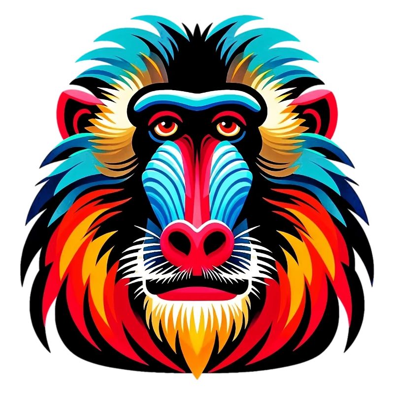 Mandrill-Affe