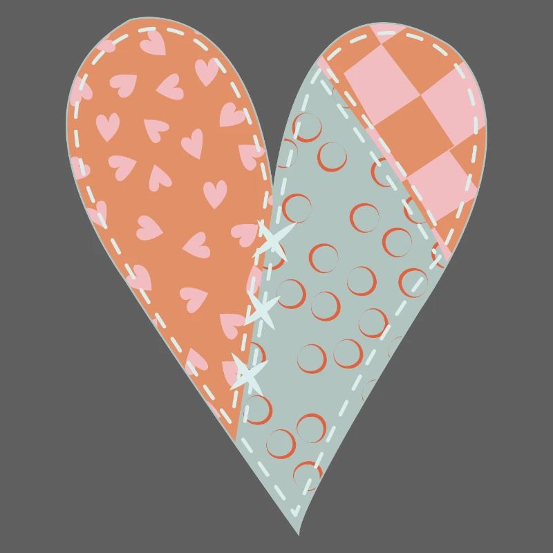 Patchwork Herz Nr. 8