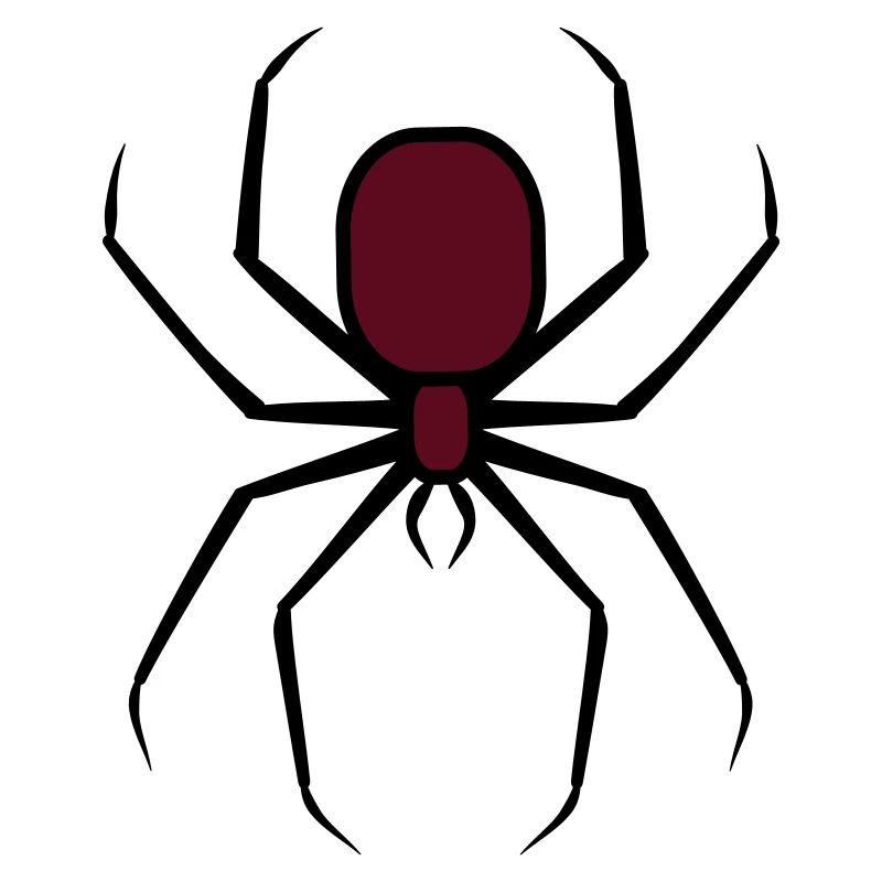 Gruselige Halloween Unheimliche Goth-Spinne 3