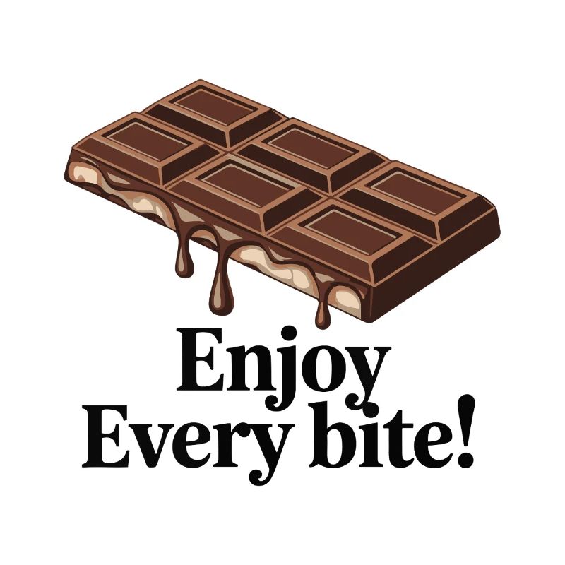 Chocolate Bar with Dripping Effect