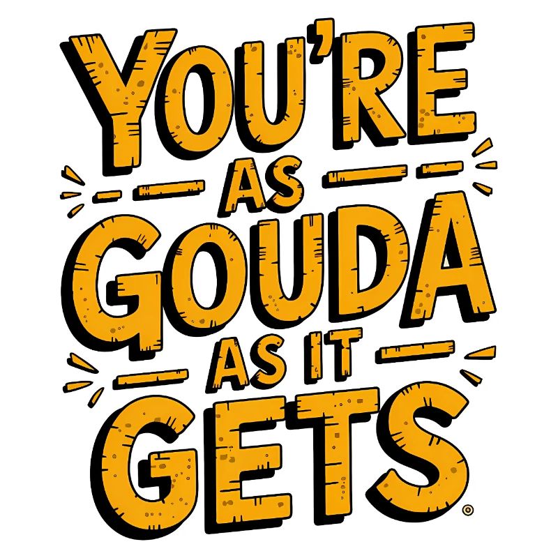 Jeu de mots sur le fromage Gouda
