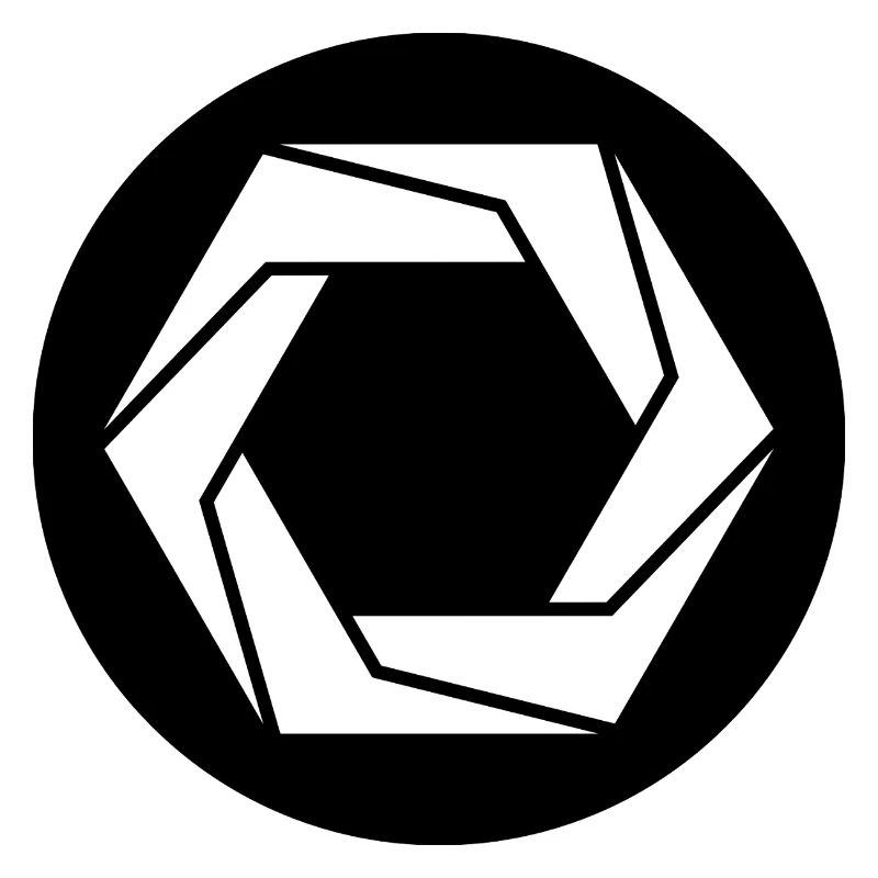Geometrisches Blendensymbol